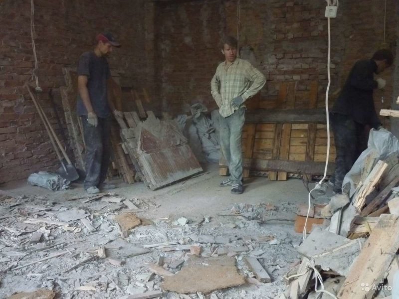 Демонтаж межкомнатных стен в квартире