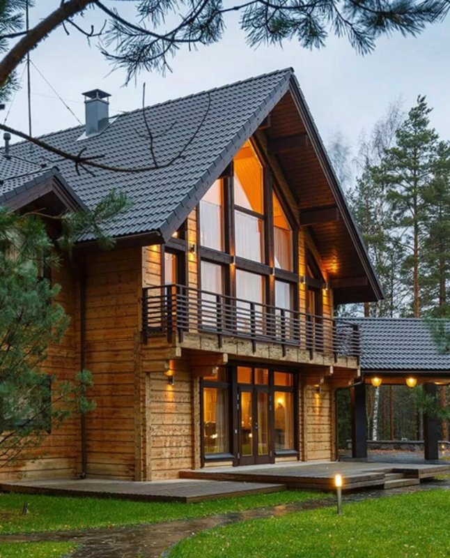 Дом из клееного бруса Саарланд