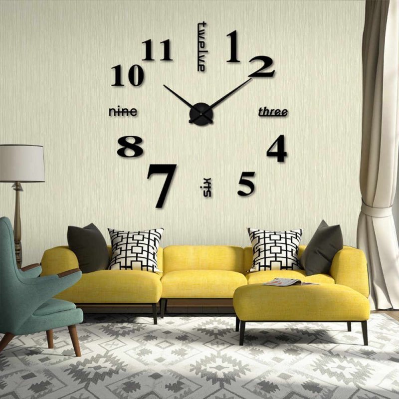3d часы DIY zn0018