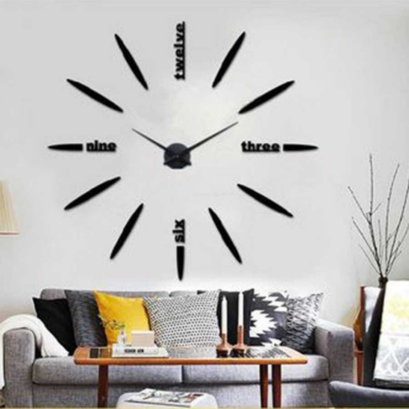 DIY Clock настенные 3d часы боль