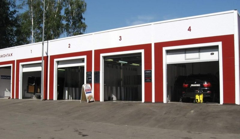 Фасад здания автосервиса