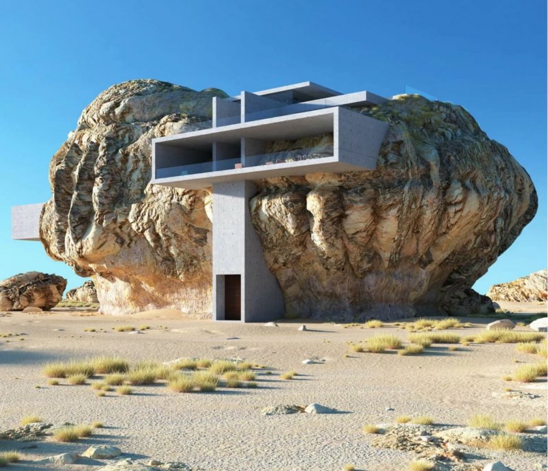 Странный дом (weird House). Альпы.