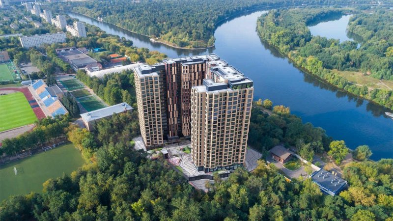 Жилой комплекс серебряный Бор Москва