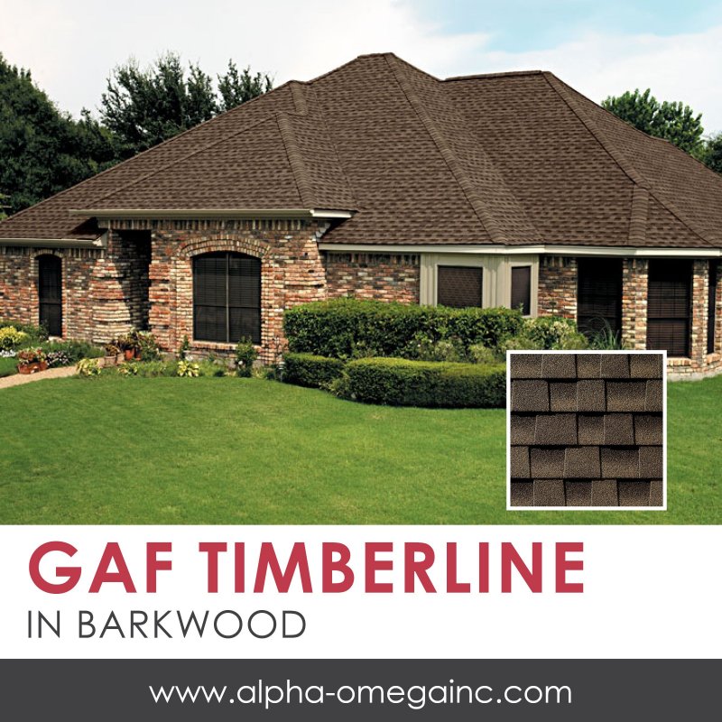 Гибкая черепица GAF Timberline HD цвет Barkwood