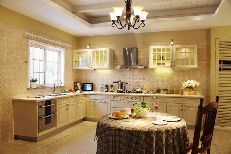 Полки в деревенском стиле для кухни