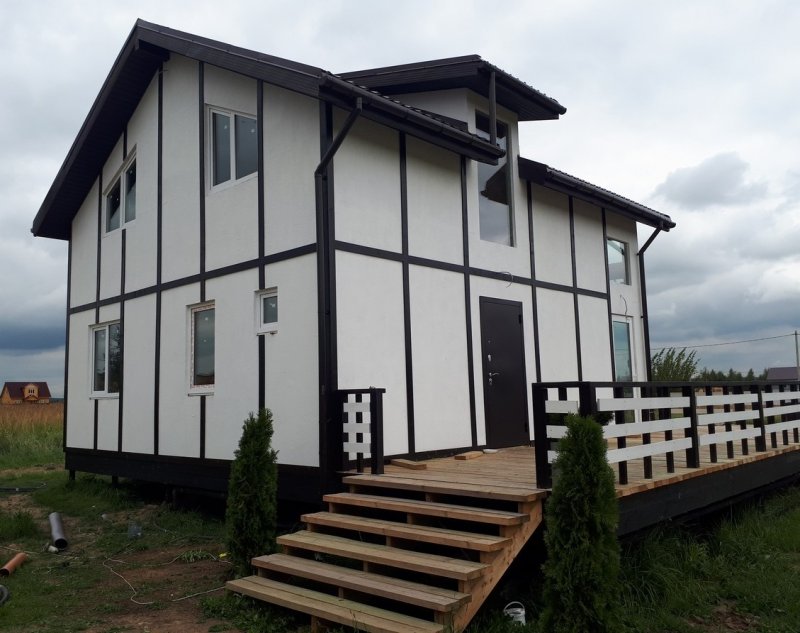 ОСП фасад под фахверк