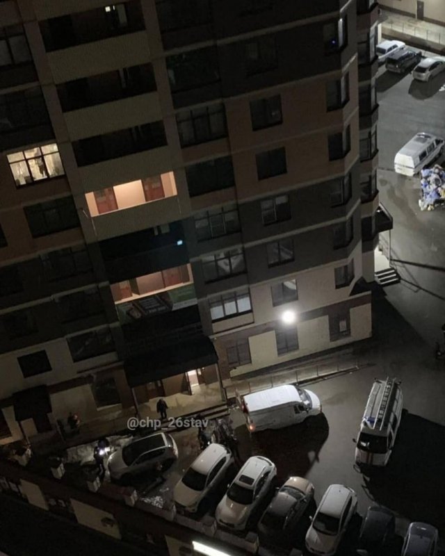 Вид с крыши пятого этажа