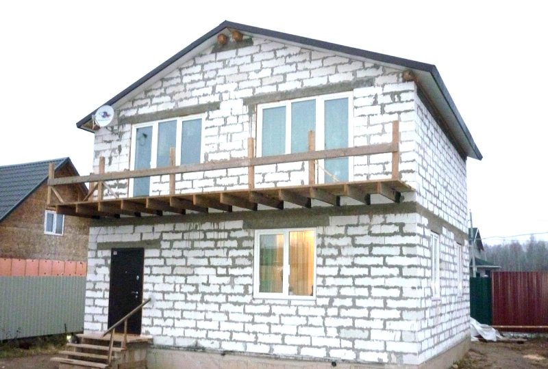 Баня из газосиликата 4х5