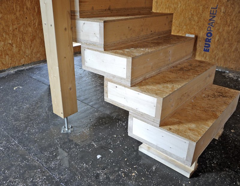 Ступеньки из OSB