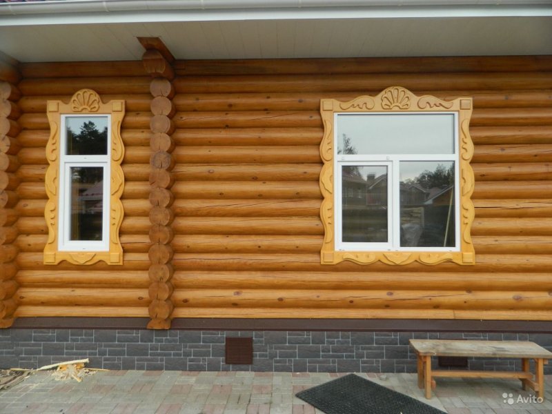 Окна в деревянном доме