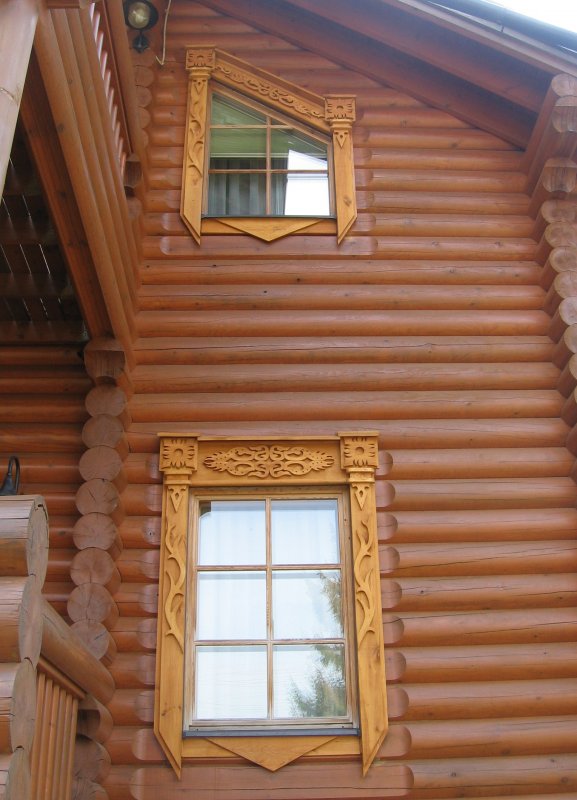 Деревянные откосы наружные