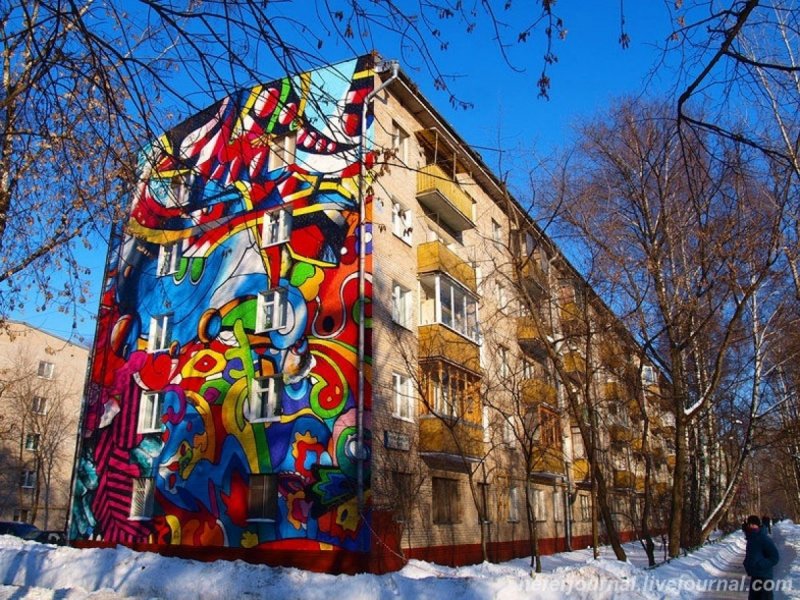 Суперграфика в Москве