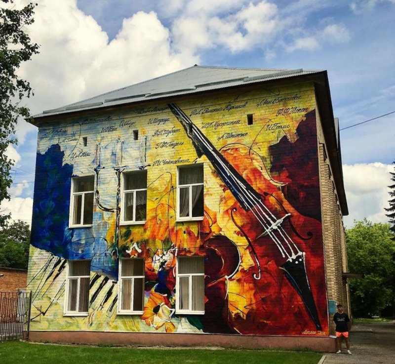 Места с граффити в Москве
