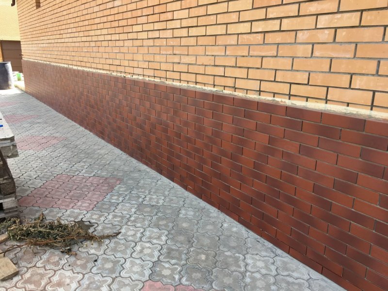Отделка фундамента