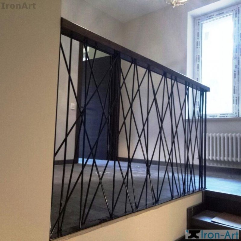 Перила из металлического прутка