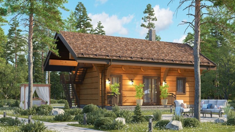 Дом Сибирский кедр