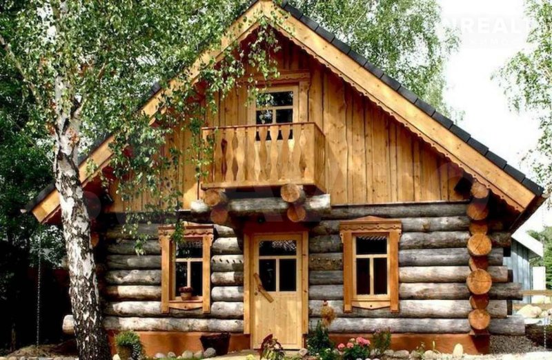 Деревенский рубленный дом