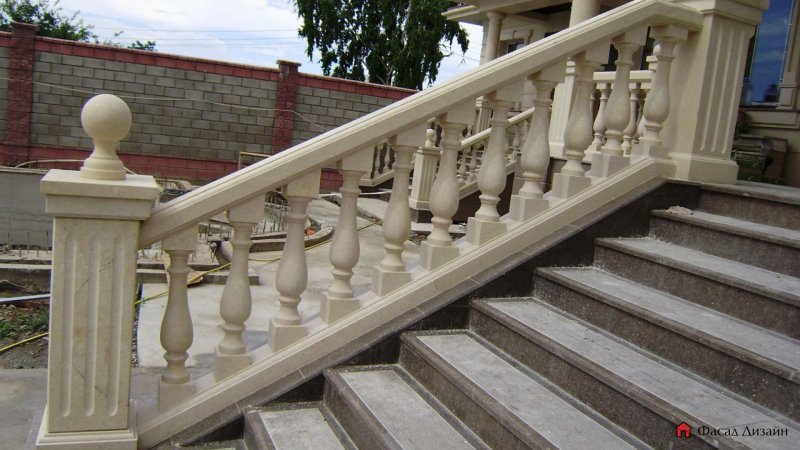 Балясины из гранита Сары Таш