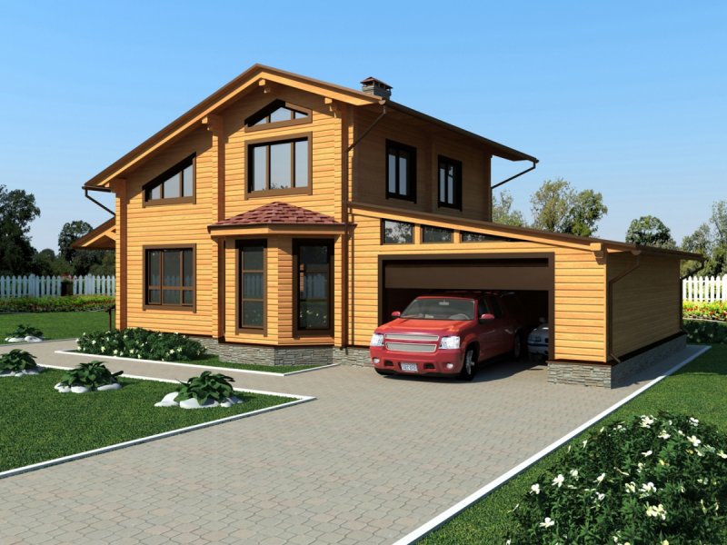 Дом с гаражом