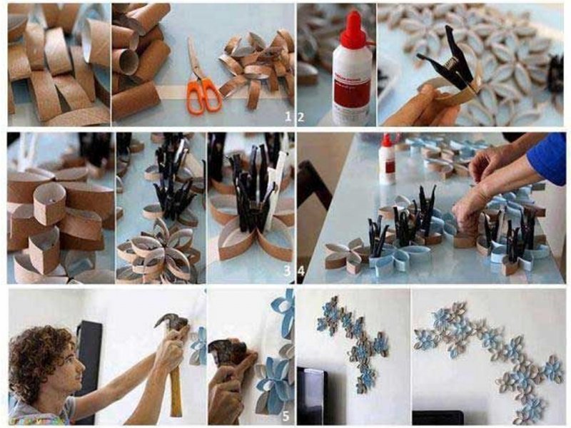 Декорация из подручных средств