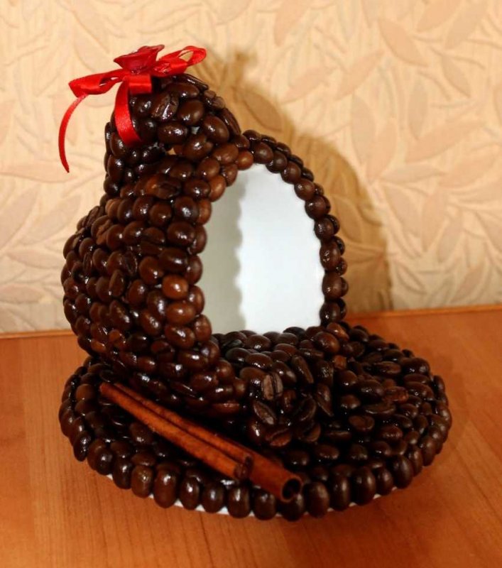 Поделки из зерен кофе