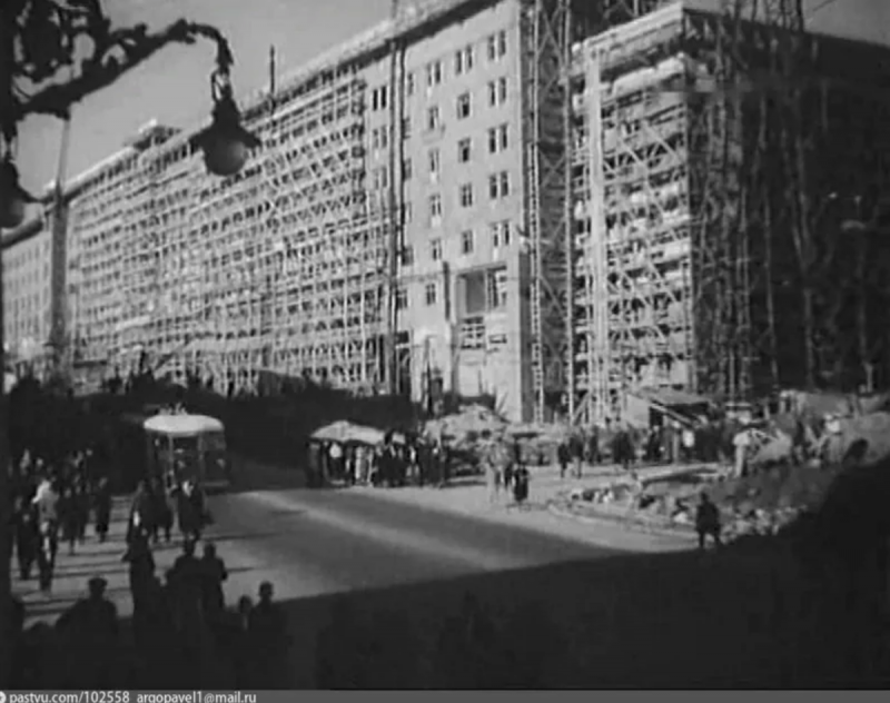 Улица Горького Москва 1938 год