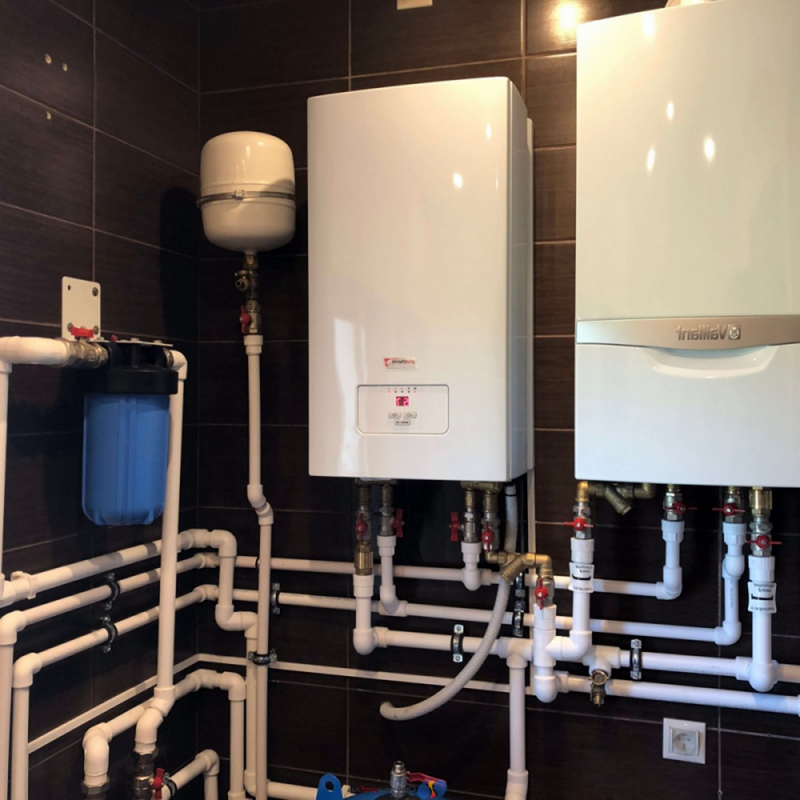 Газовый котел в котельной