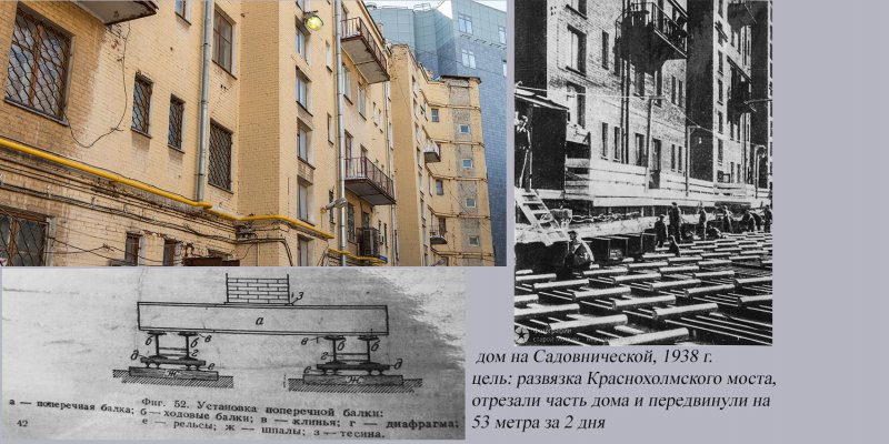 Передвижка дома на Садовнической