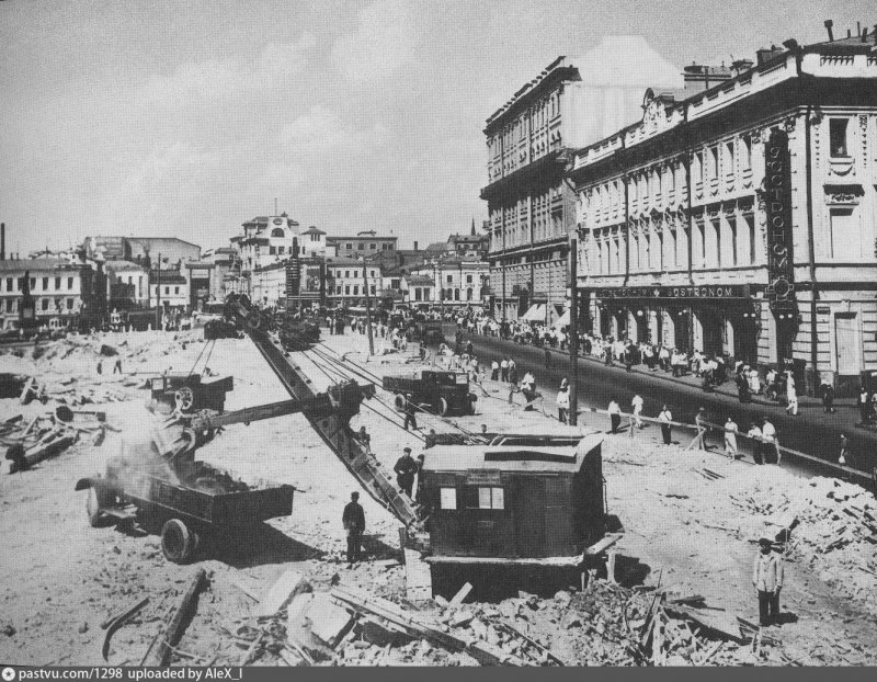 Улица Горького (Тверская) Москвы 1939