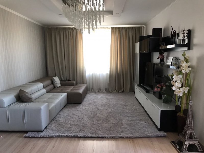 Комната с угловым диваном