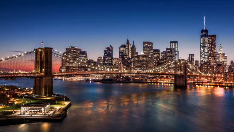 Бруклинский мост, Нью-Йорк, США