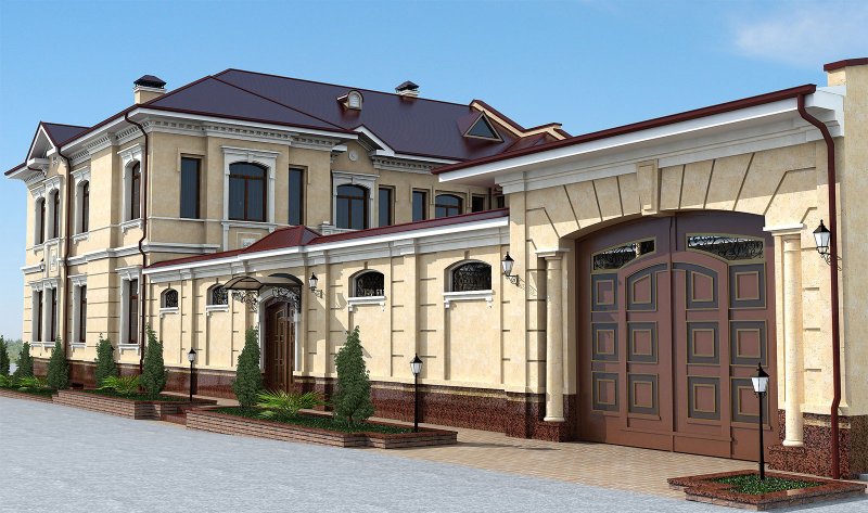 Фасад Узбекистон уйлар