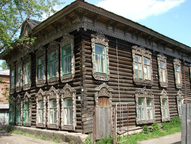 Старинные деревянные здания