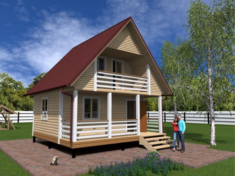 Каркасный дом 60 м2