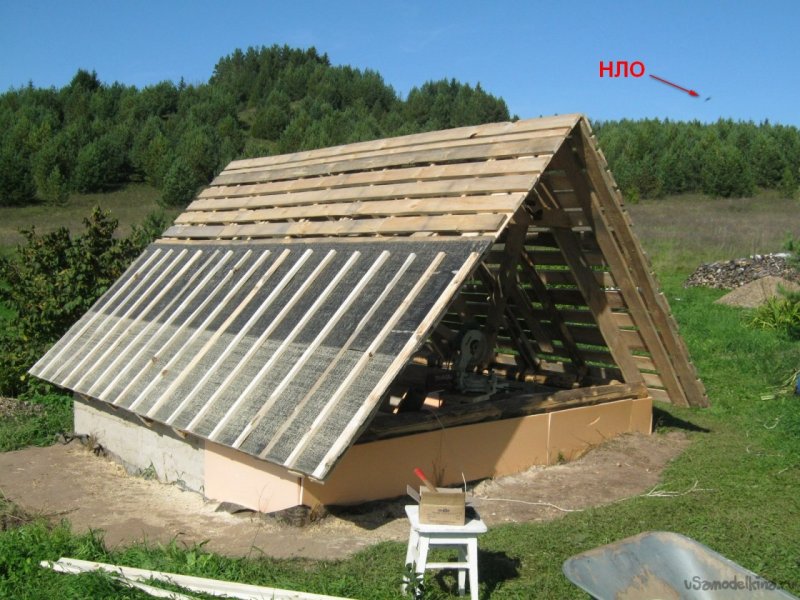 Крыша погреба