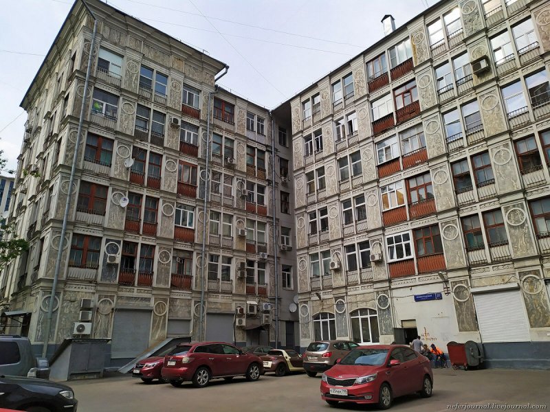 Крупноблочные здания Москвы фото