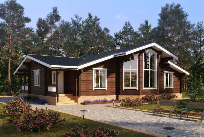Дом из клееного бруса 100м2 проекты