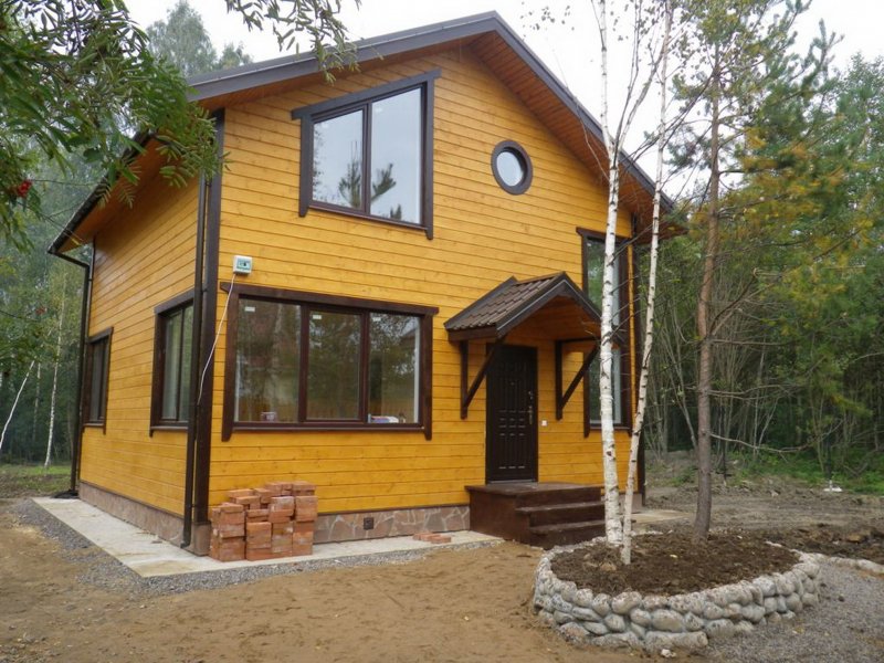 Каркасный дом на 70 квадратов