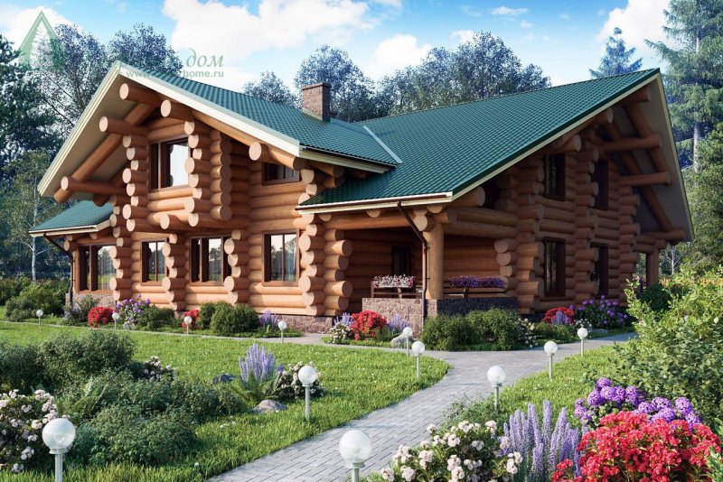 Дом из рубленного бревна