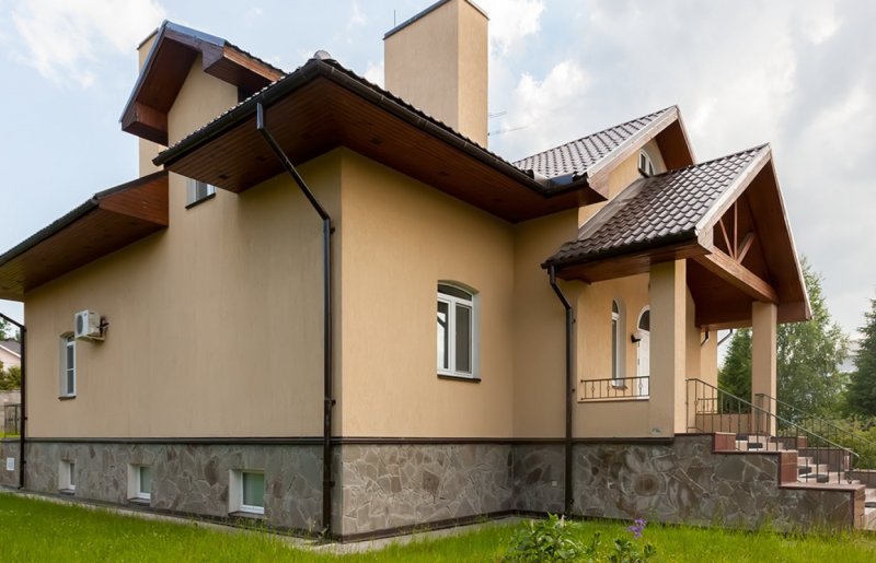Облицовка фасада штукатуркой