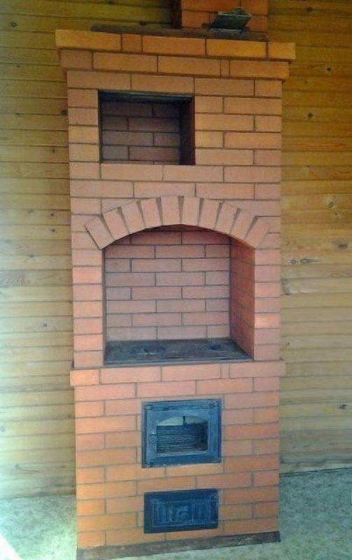 Кирпичная печь 1х1м