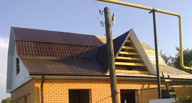 Реконструкция крыши частного дома