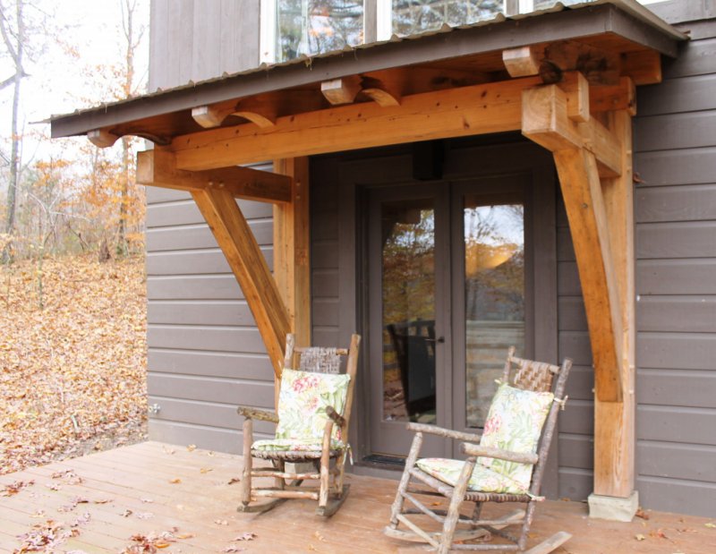 Timber frame веранда