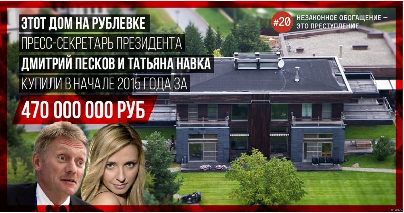 Дом Пескова и Навки на Рублевке