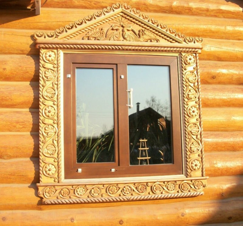 Обналичка на окна деревянные внутри