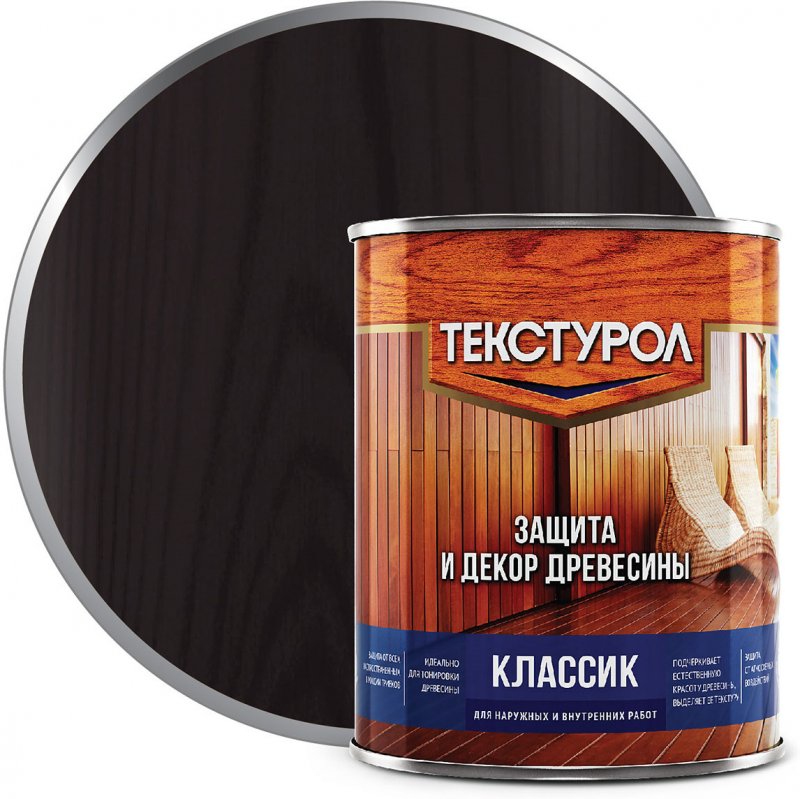 Пропитка Текстурол 1л махагон