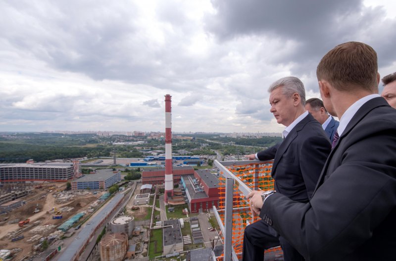 Сергей Собянин и Путин