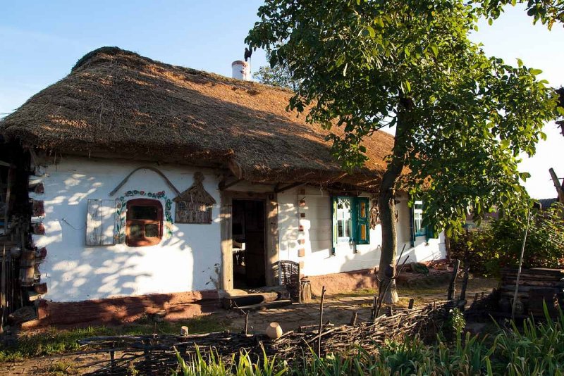 Украинская Казачья хата Мазанка
