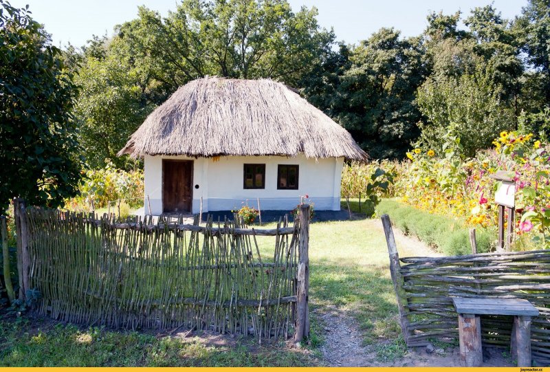 Украинские мазанки хатки музей