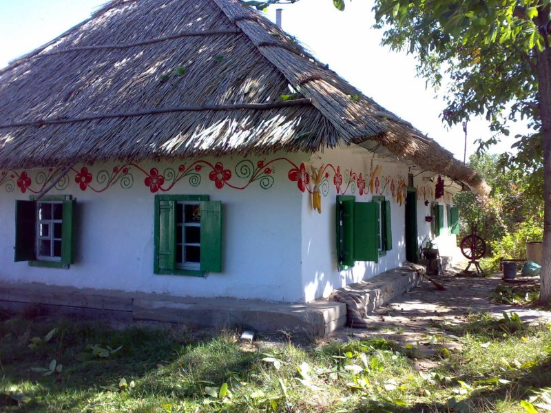 Украинская Казачья хата Мазанка